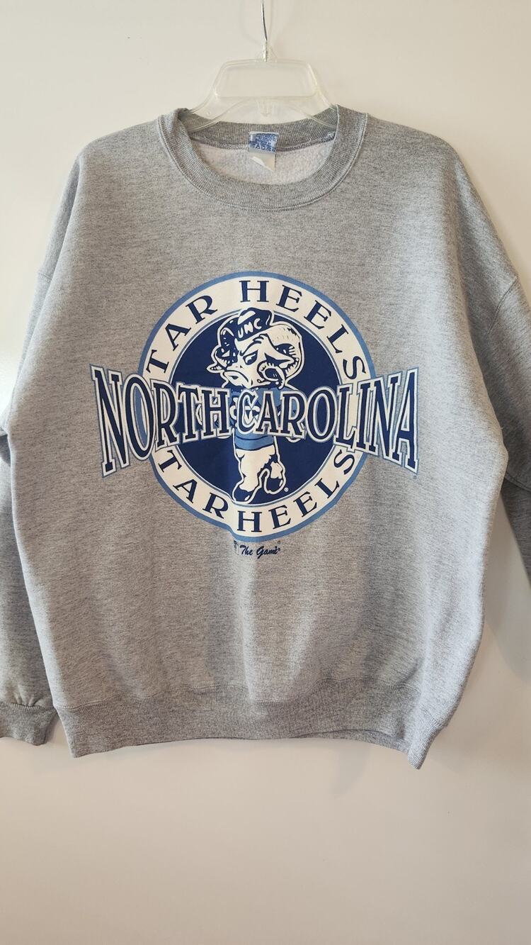 Vintage UNC North Carolina Sweatshirt Mens XL “The Game” Tag 1980s Rare VTG #243